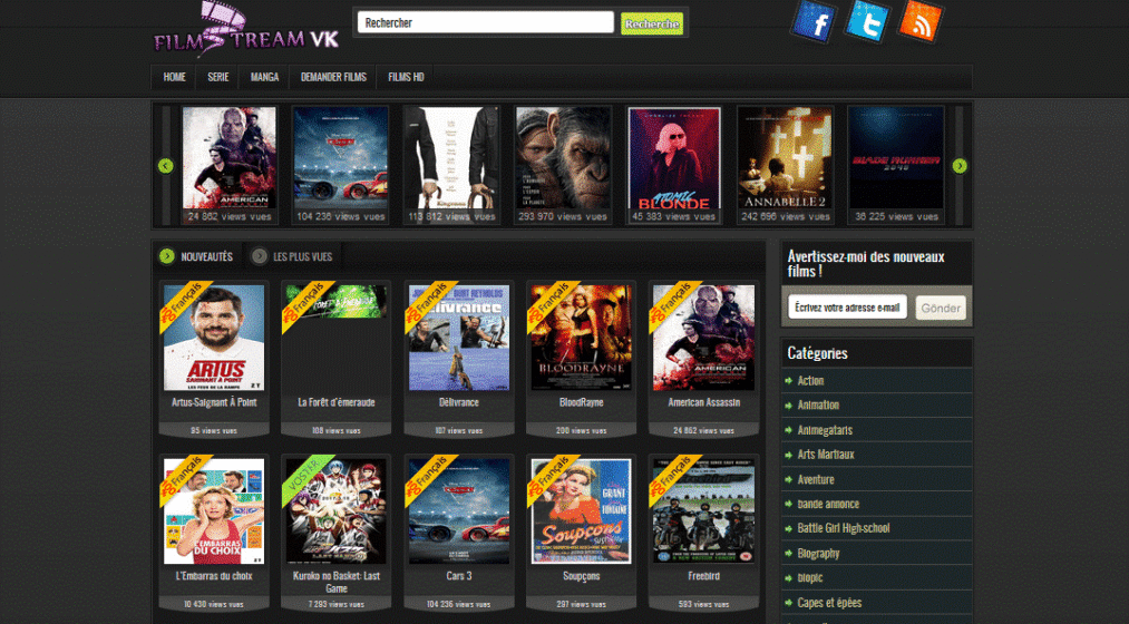 Film Streaming VK : avis sur la plateforme
